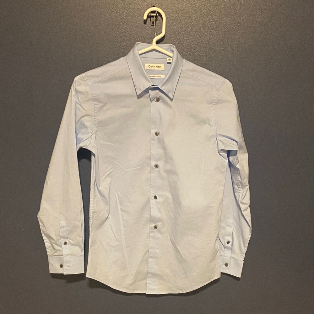 Calvin Klein Kids Light Blue Button Down Shirt